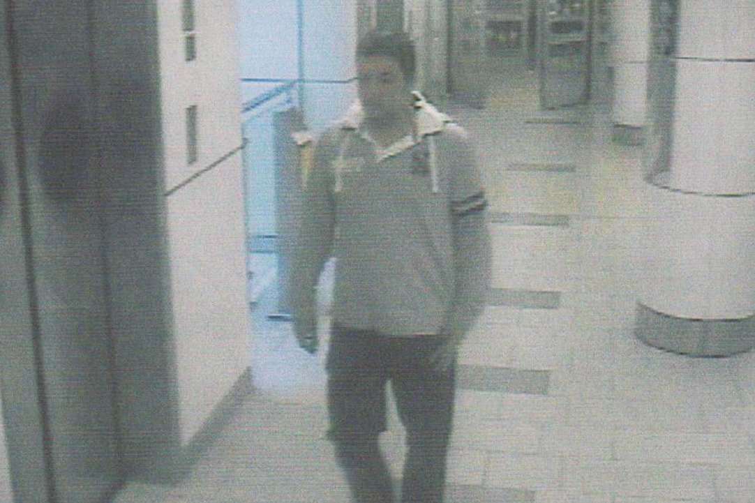 Ivan Esack caught on CCTV on the day he bought the knife