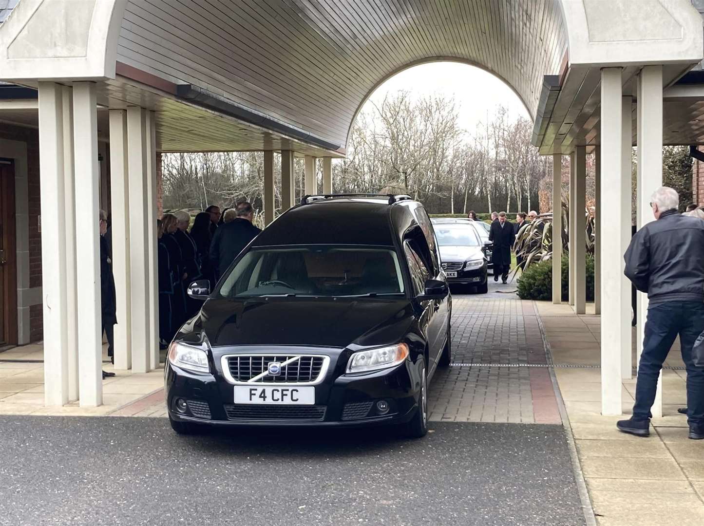 The funeral of Sheppey councillor Cameron Beart was held at the Garden of England Crematorium in Sittingbourne. Picture: John Nurden