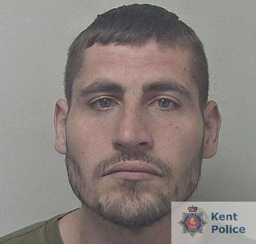 William Crump, of Lister Road, Margate, has been jailed after a crime spree in Thanet (9105781)