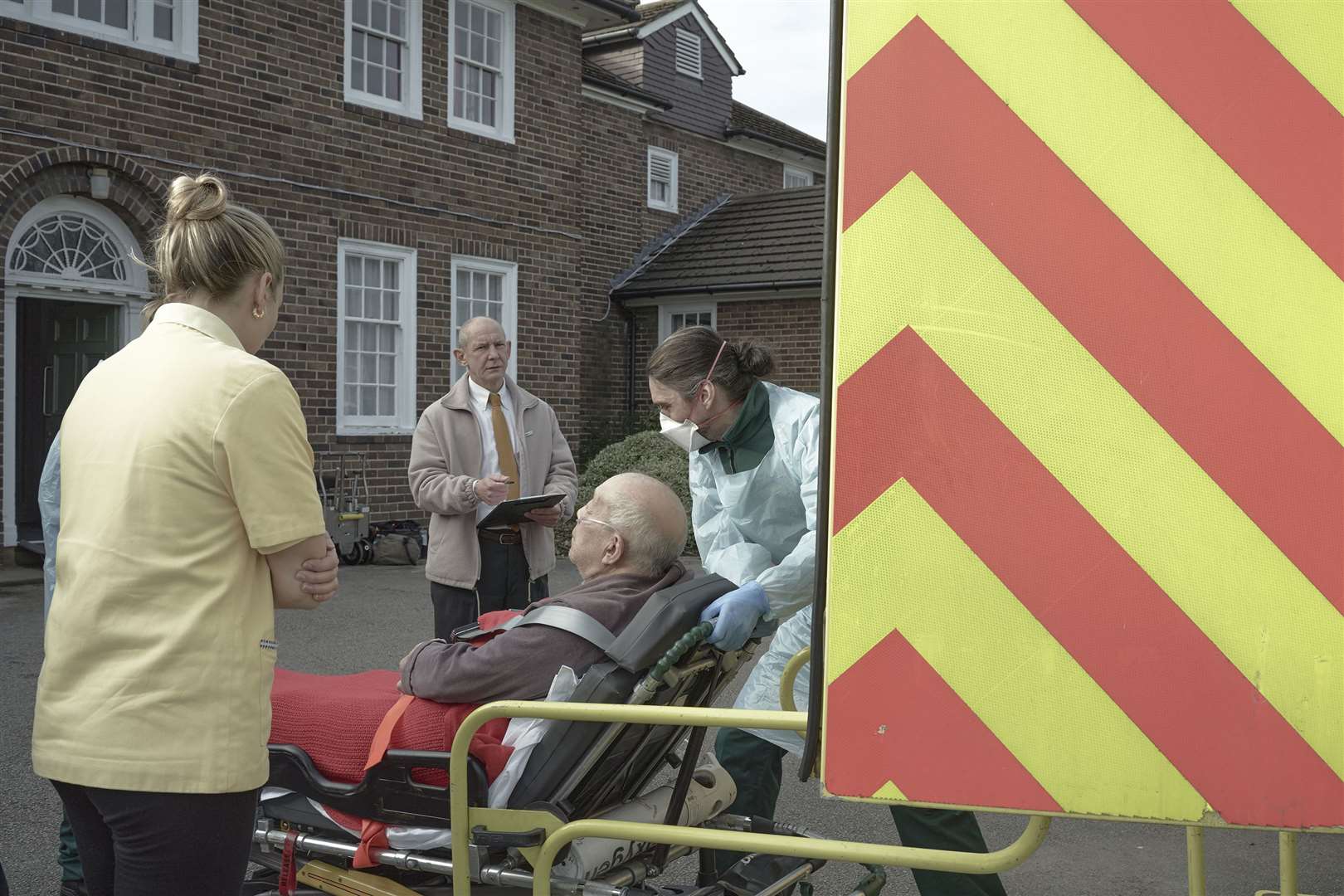 In the drama, more residents are sent to the care home to free up hospital beds. Photo: Channel 4