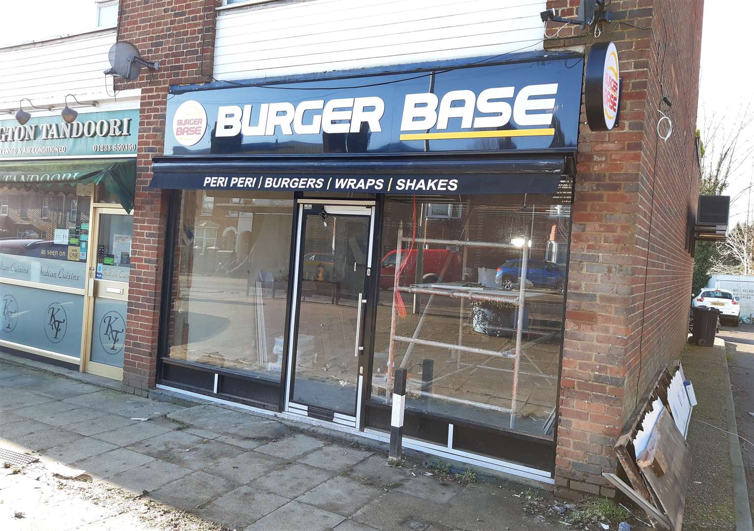 Burger Base is being outfitted ahead of its opening post-lockdown