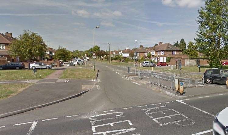The attack took place on Midfield Way, Orpington. Picture: Google