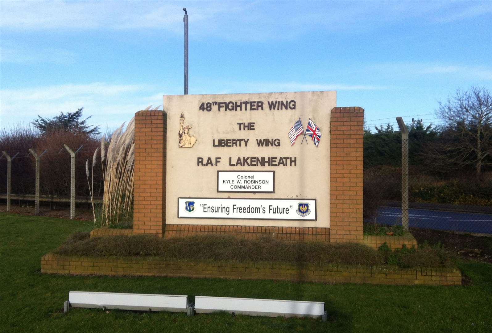Hayes was stationed at RAF Lakenheath at the time of the incident (Emma Sword/PA)