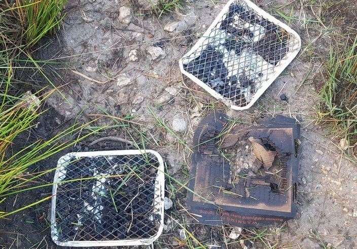 Disposable barbecues such as these will be banned from beaches in Herne Bay and Whitstable