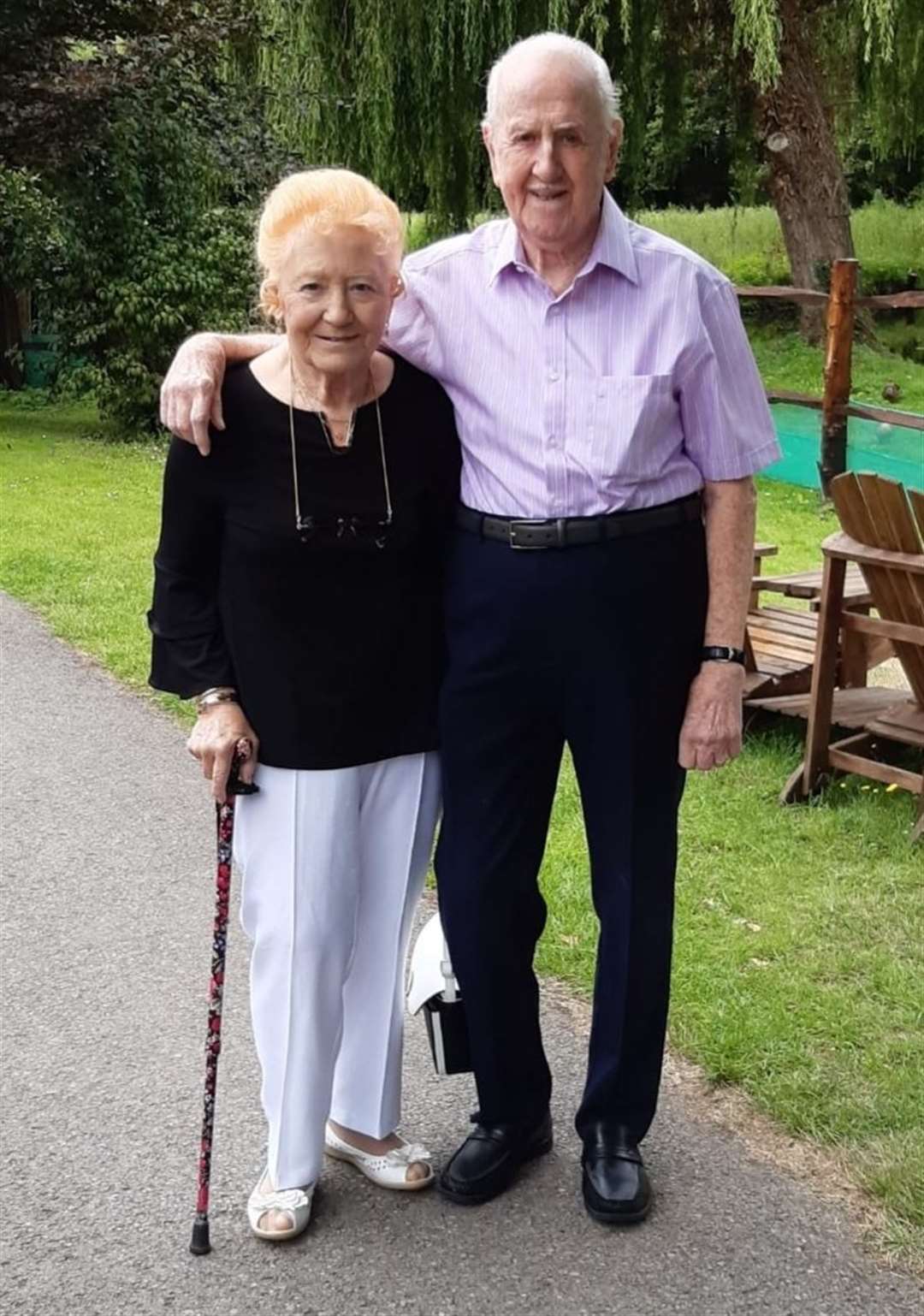 Betty and Geoff Cloke are enjoying their platinum 70th wedding anniversary this week. This photo was taken shortly after Geoff's 70 birthday last month.
