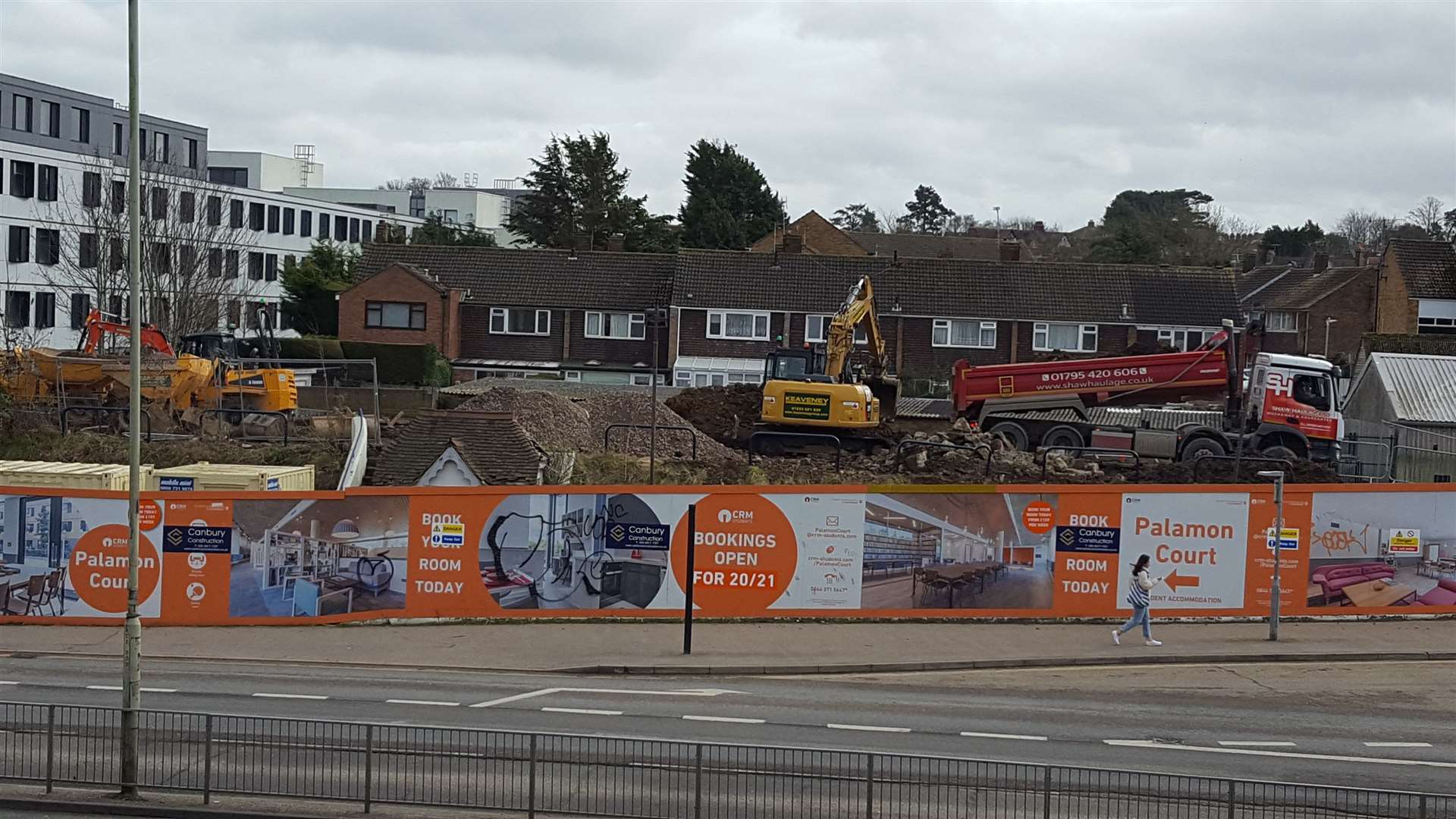 The St Mary Bredin School has now been demolished