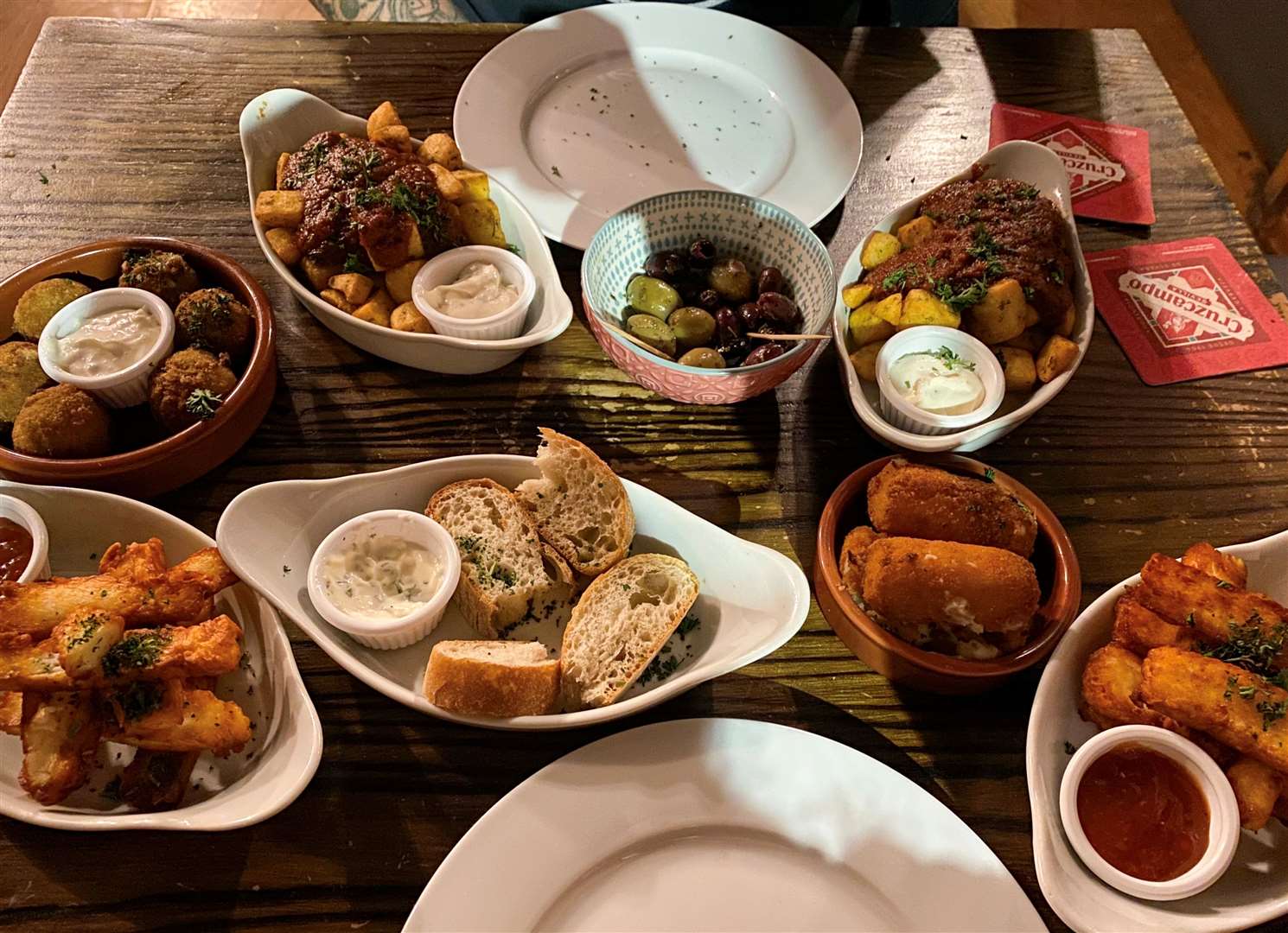 We tried the tapas at Poco Loco in Chatham
