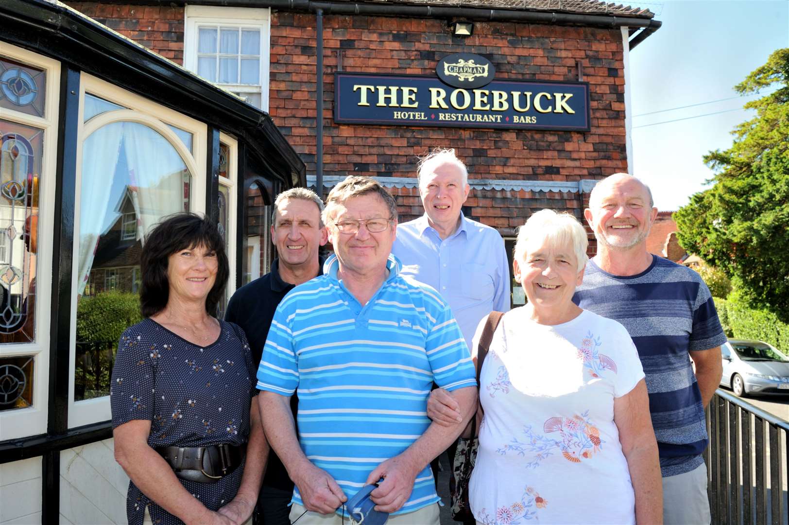 Members of Roebuck Community Action Group. From left to right, Helen Bunyard, Steve Cooke, Peter Bowler, Chris Roots, Jackie Hewitson and John Totman