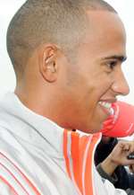 World champions: Lewis Hamilton. Picture: Peter Still