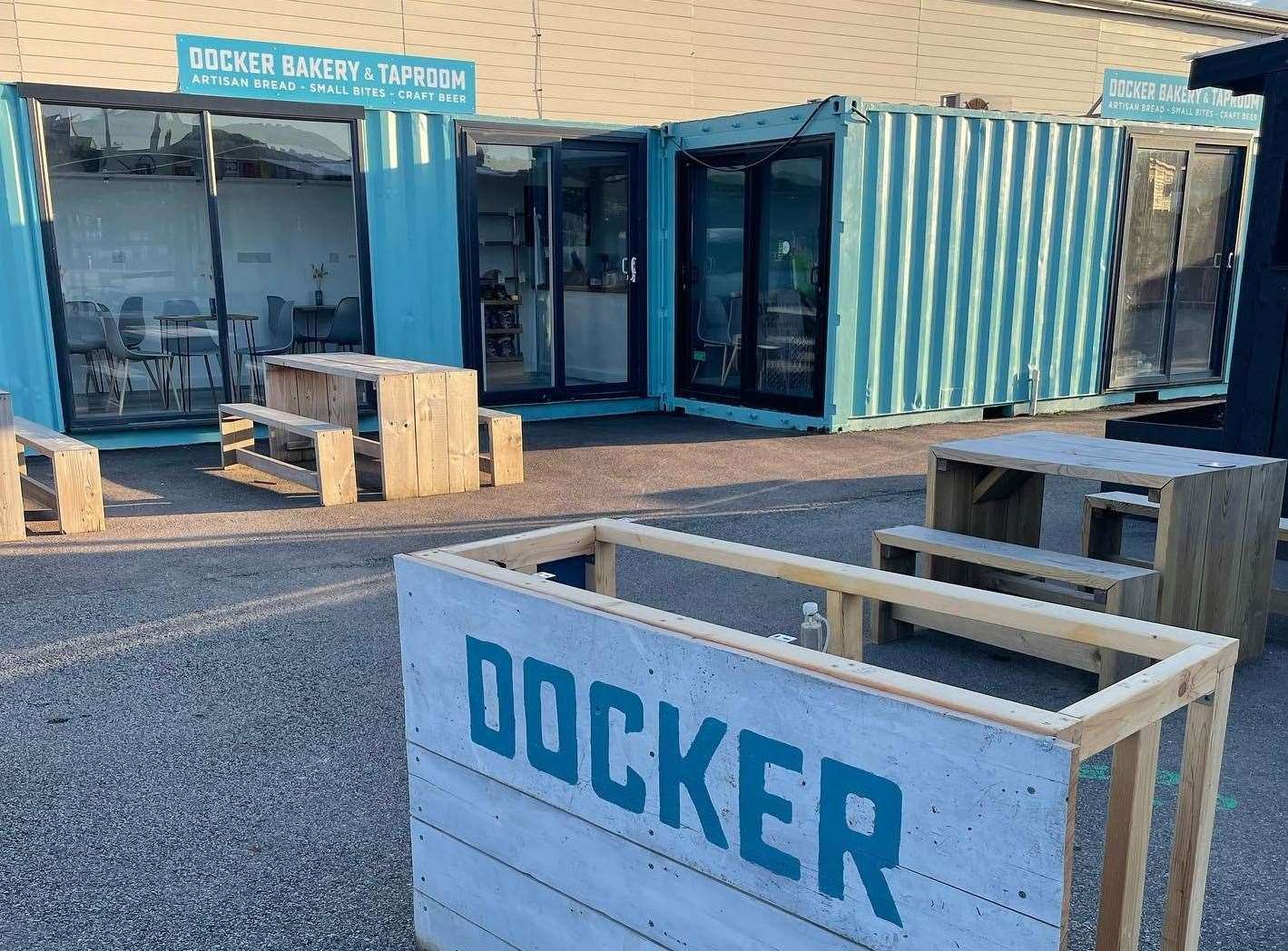 Docker bakery shop and taproom is to close because of reduced footfall at its seaside location at Folkestone Harbour Arm. Picture: Docker