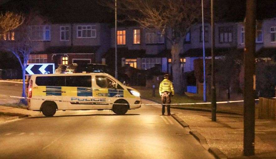 A woman remains in a critical condition after a stabbing in Penhill Road, Bexley. Picture: UKNIP