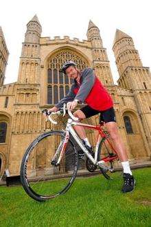 Dean of Rochester on his bike