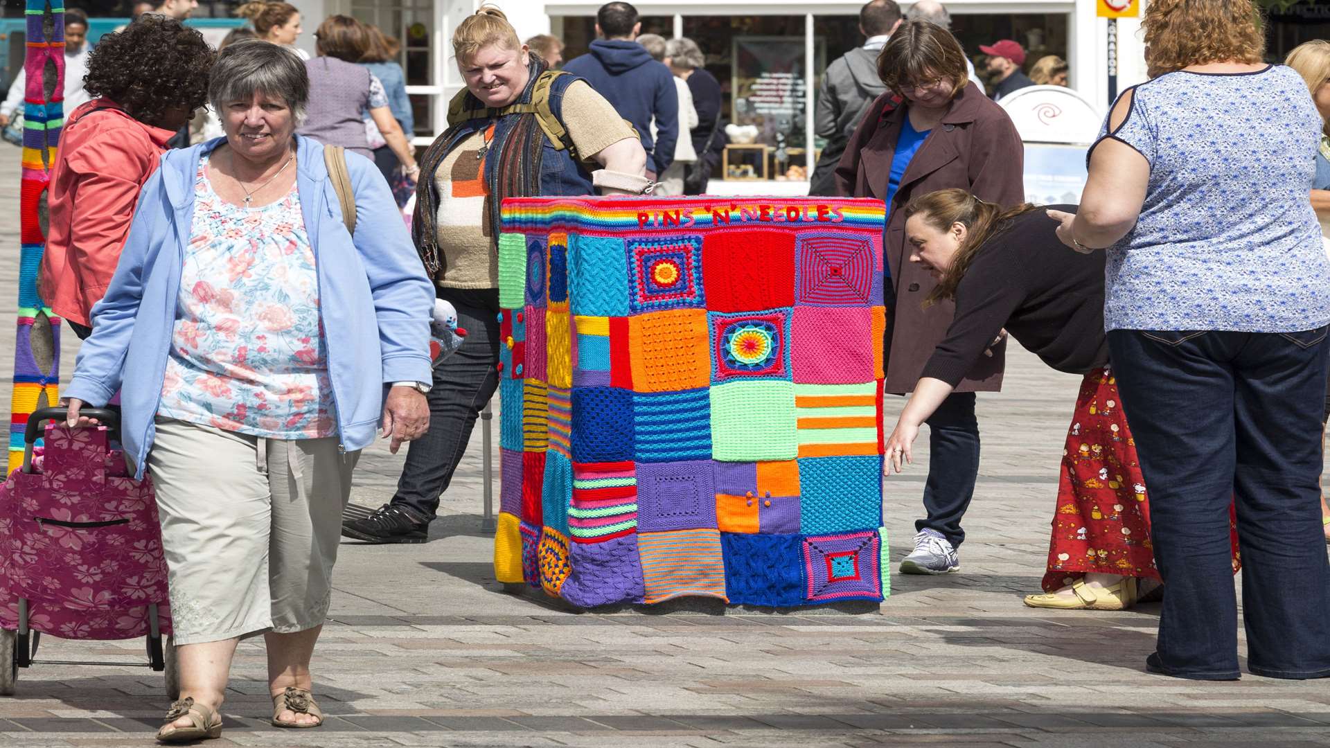 Yarn bombers will be taking people by surprise in Maidstone this Saturday