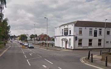 The junction of Rainham High Street and Otterham Quay Lane. Image from Google