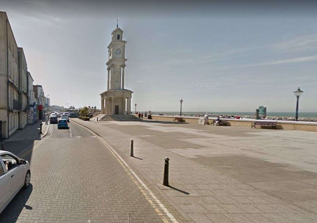 The incident is said to have started in Central Parade, Herne Bay. Picture: Google