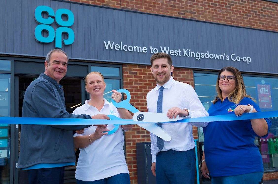 The opening of the new Co-op, a few doors down in Hever Road. Picture: Co-operative Group