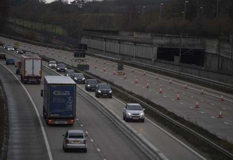 A section of the M20 is closing again from tonight.