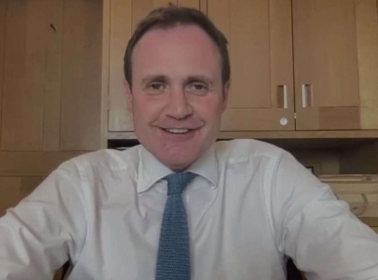 Tom Tugendhat was at the top of the list for Kent MPs