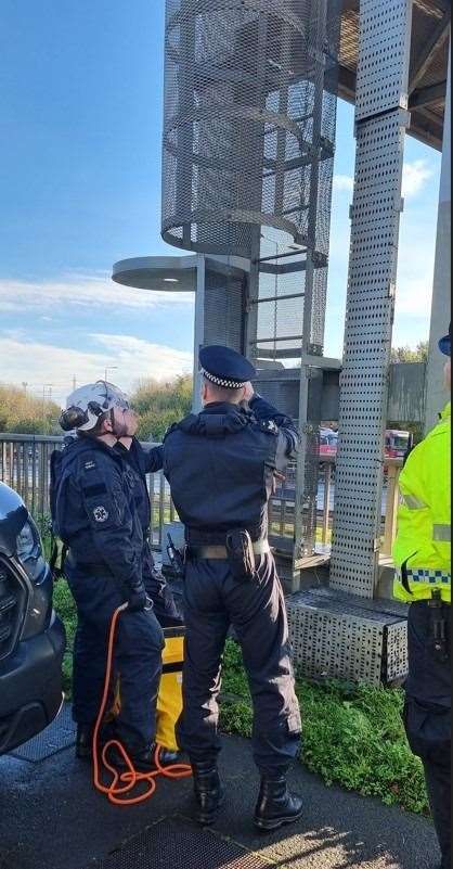 Police have arrested another person during the third morning of Just Stop Oil protests on the M25. Picture: Kent Police