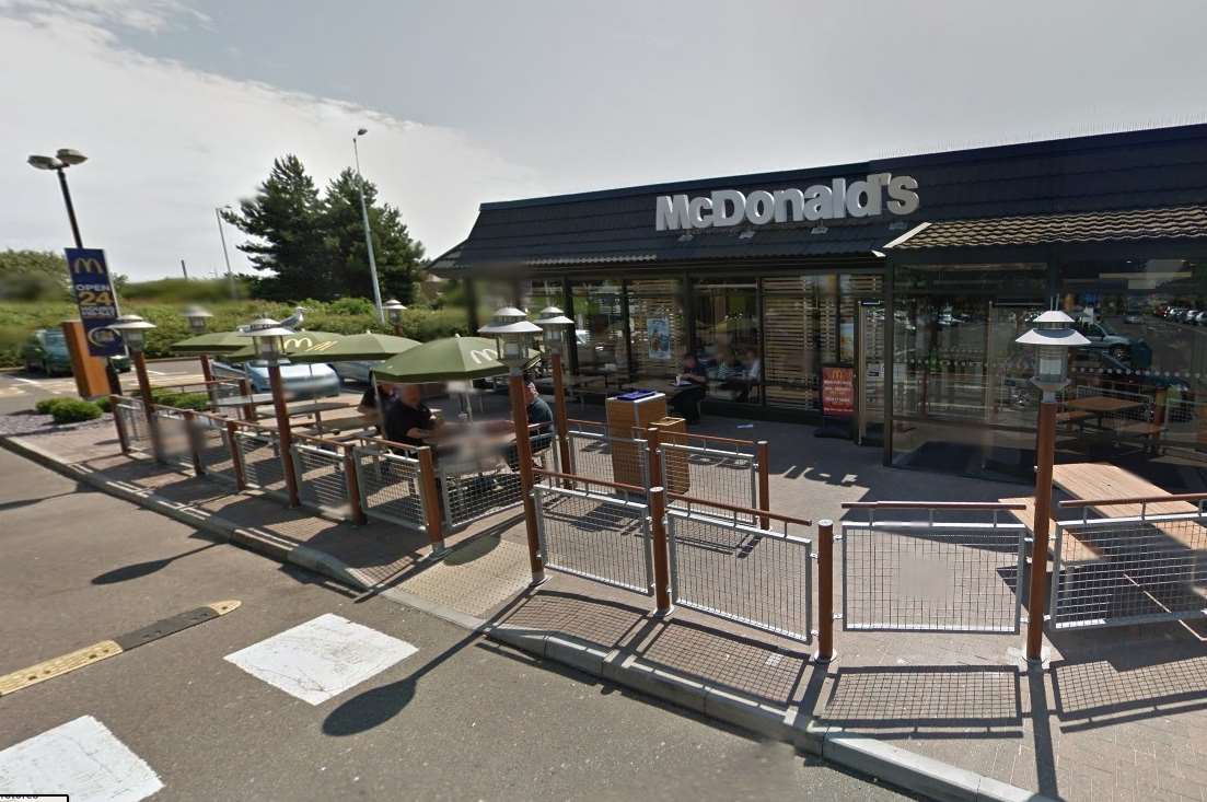 A man has been rushed to hospital after he is thought to have had a cardiac arrest in McDonald's. Picture: Google Maps