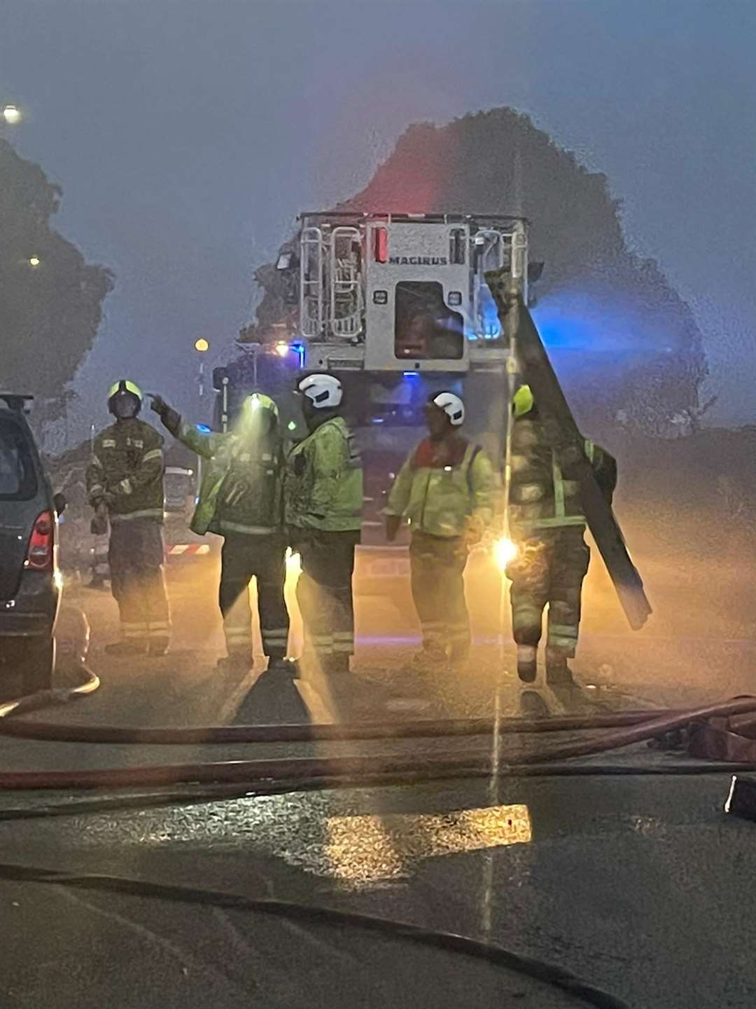 Firefighters at the scene. Picture: Theresa Gower (49341160)
