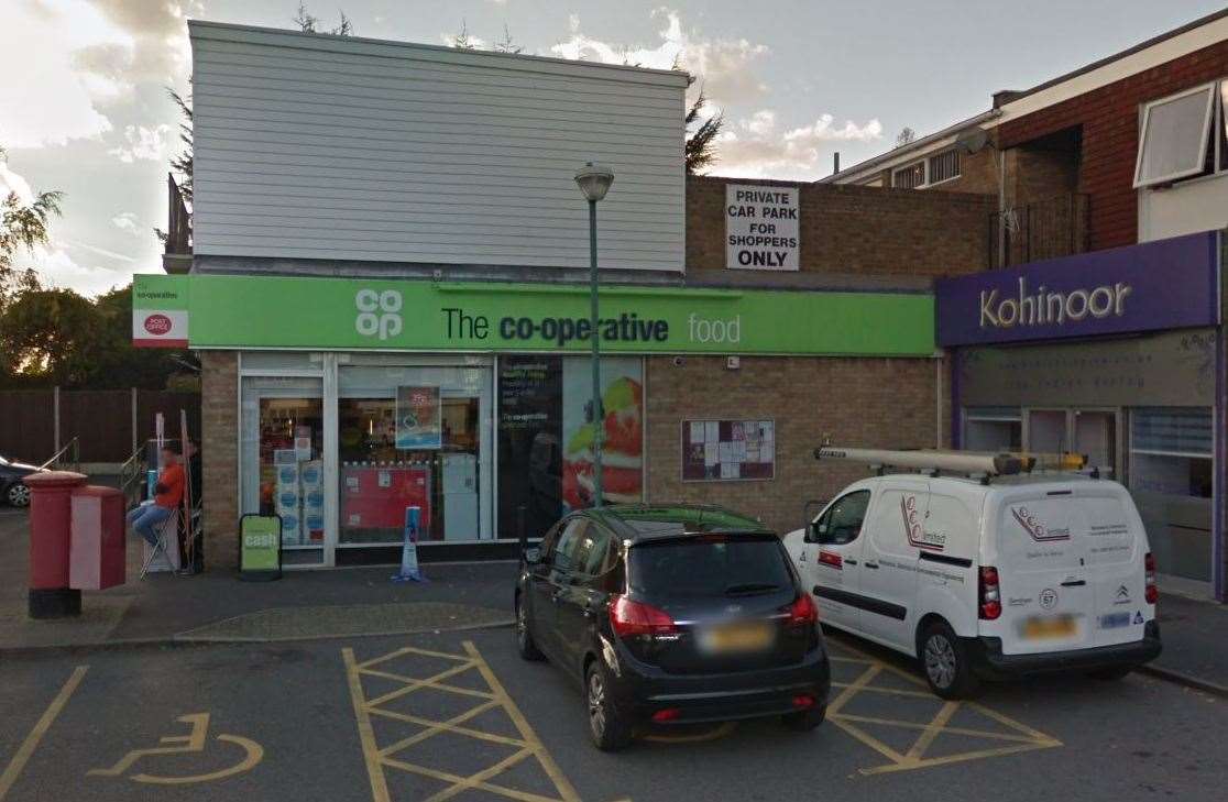 The Co-op in Istead Rise, Gravesend, was broken into last night. Picture: Google Maps