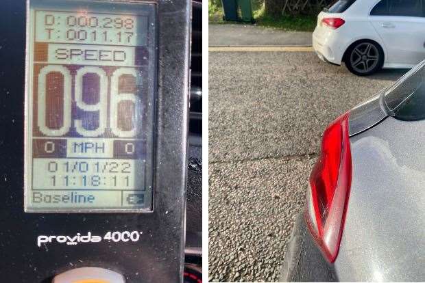 One driver was on the A2 doing 96mph. Picture: Kent Police