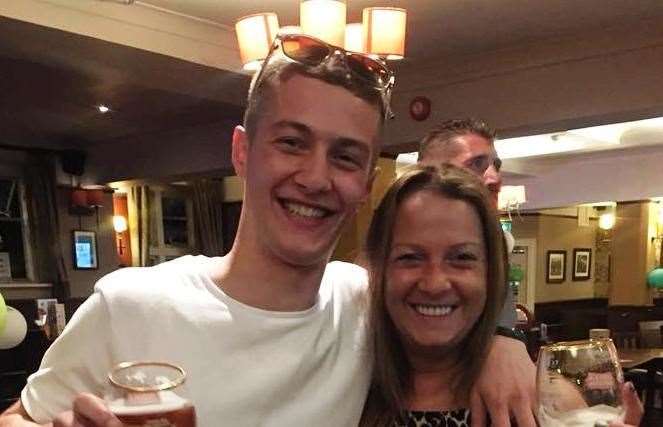 Ryan Cooley and his mum Debbie