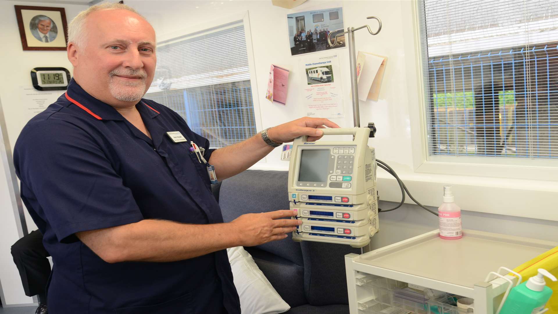 Senior matron Mark Nicholls says patient safety comes first. Picture: Gary Browne