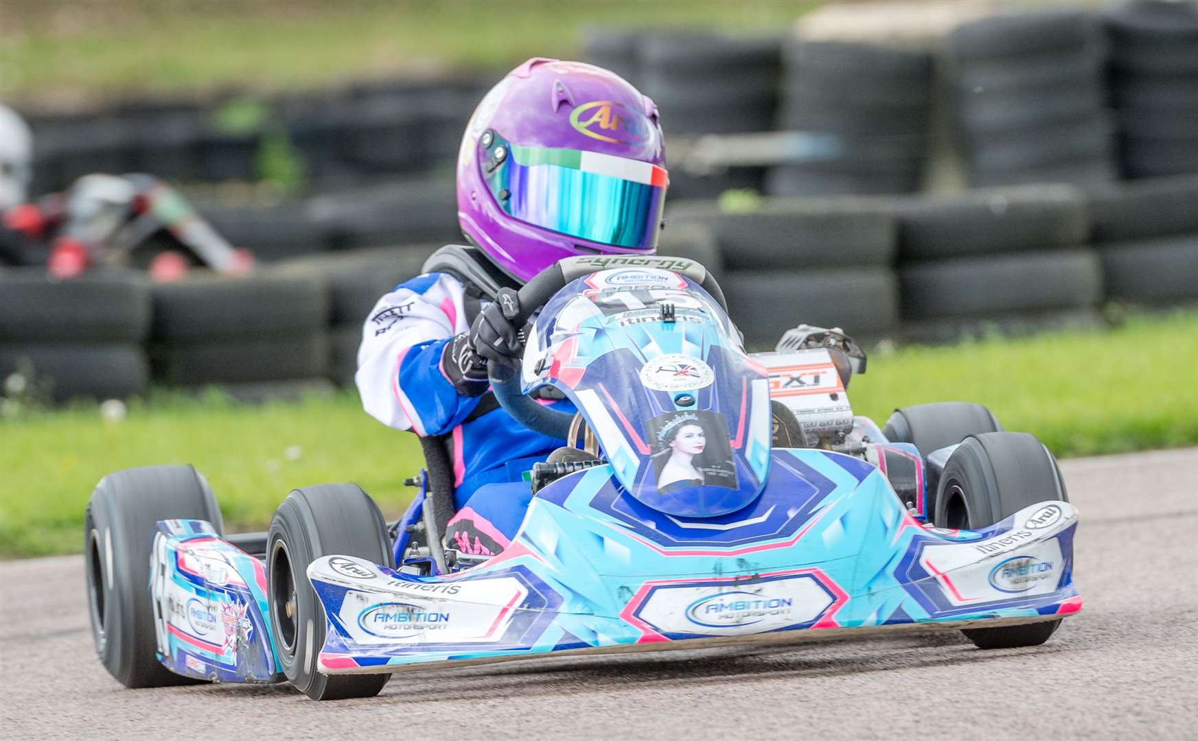 Maria Ruberto on her way to glory at Bayford Meadows. Picture: Paul Babington