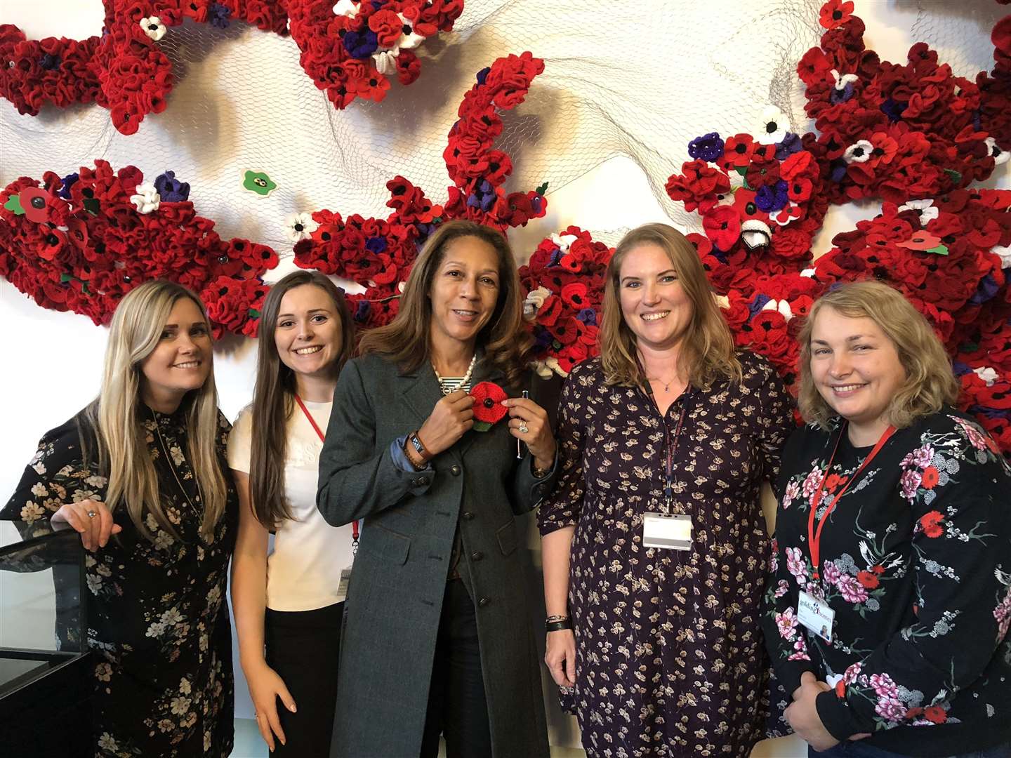Helen Grant visited Maidstone Museum's #5000Poppies project which opened on Tuesday