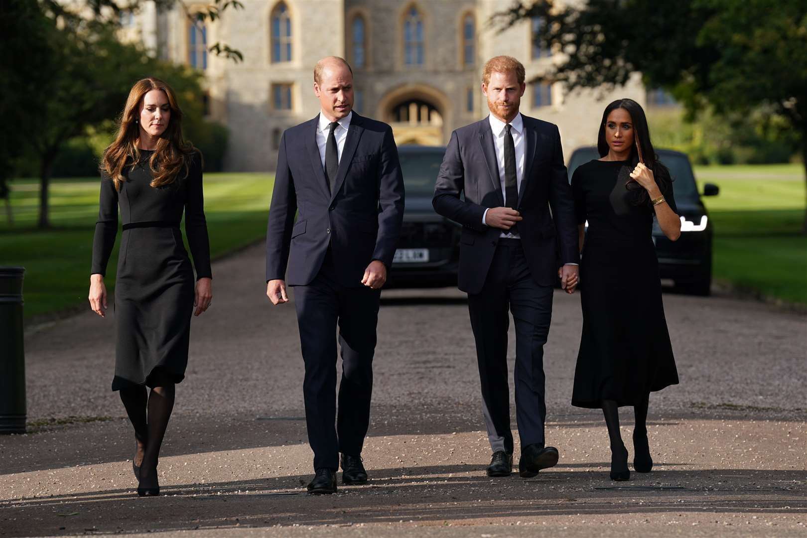 Kate, William, Harry and Meghan Picture: PA