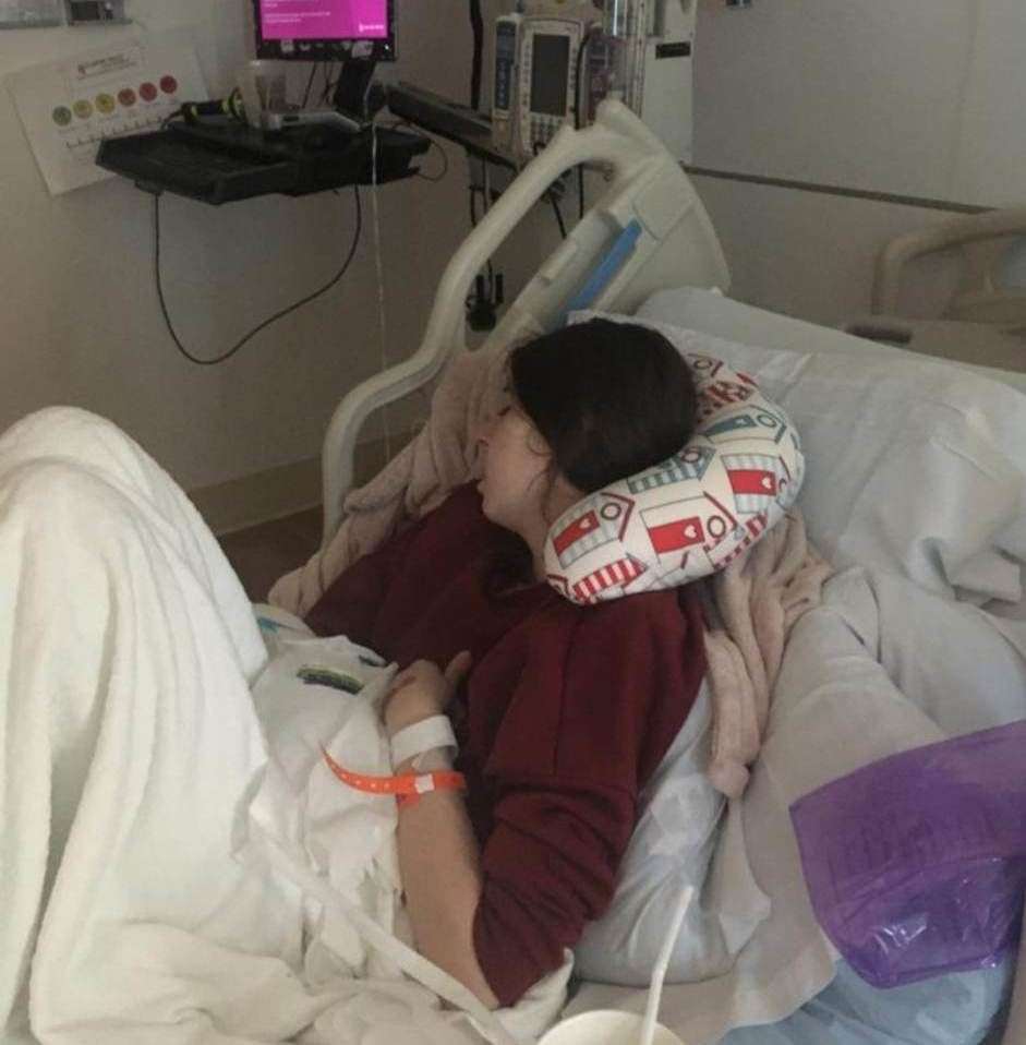 Kira spent a month in hospital on a feeding tube