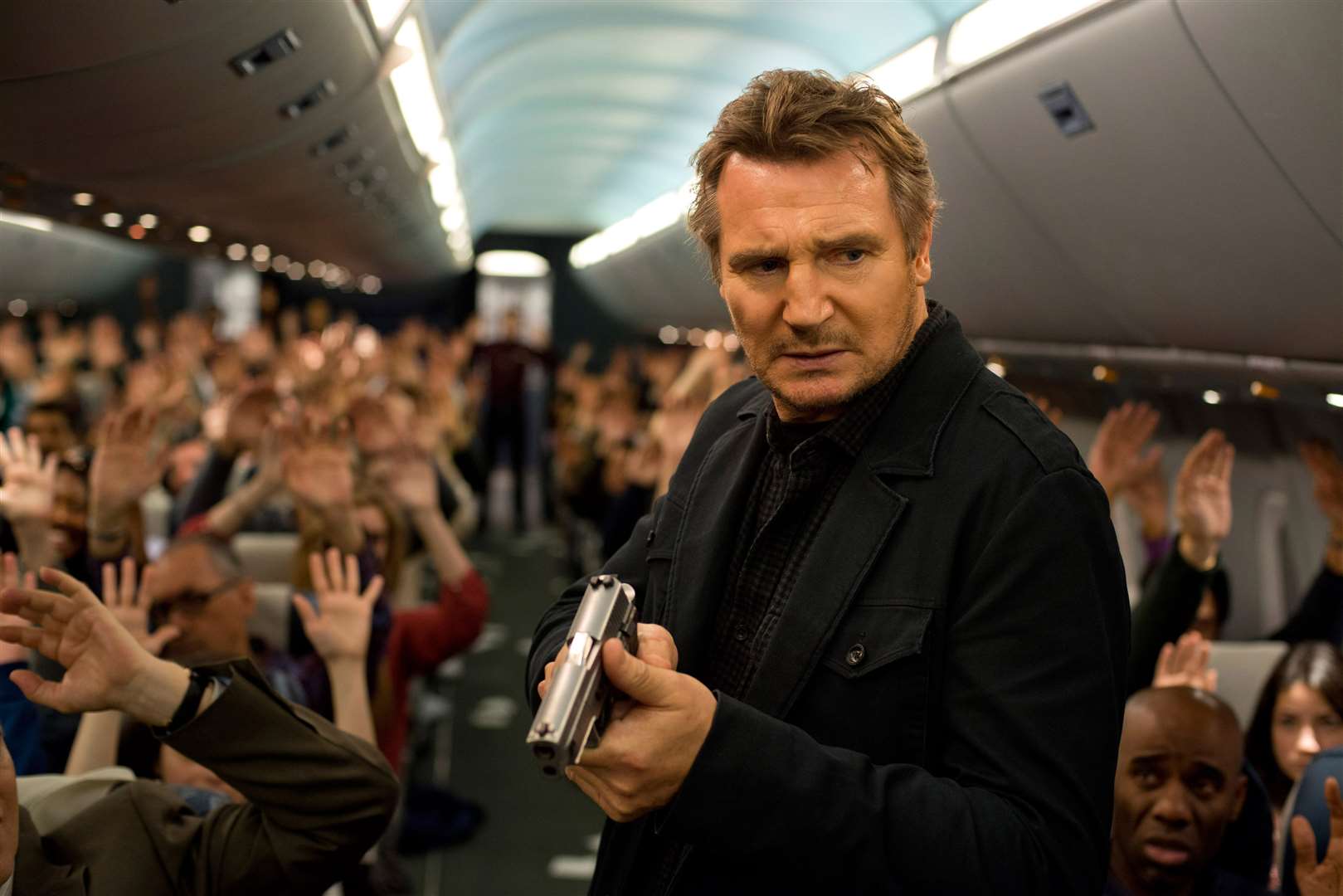 Liam Neeson, in Non-Stop. Picture: PA Photo/Studio Canal