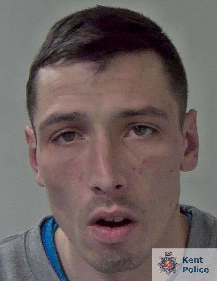 Liam Thomas has been put behind bars. Picture: Kent Police