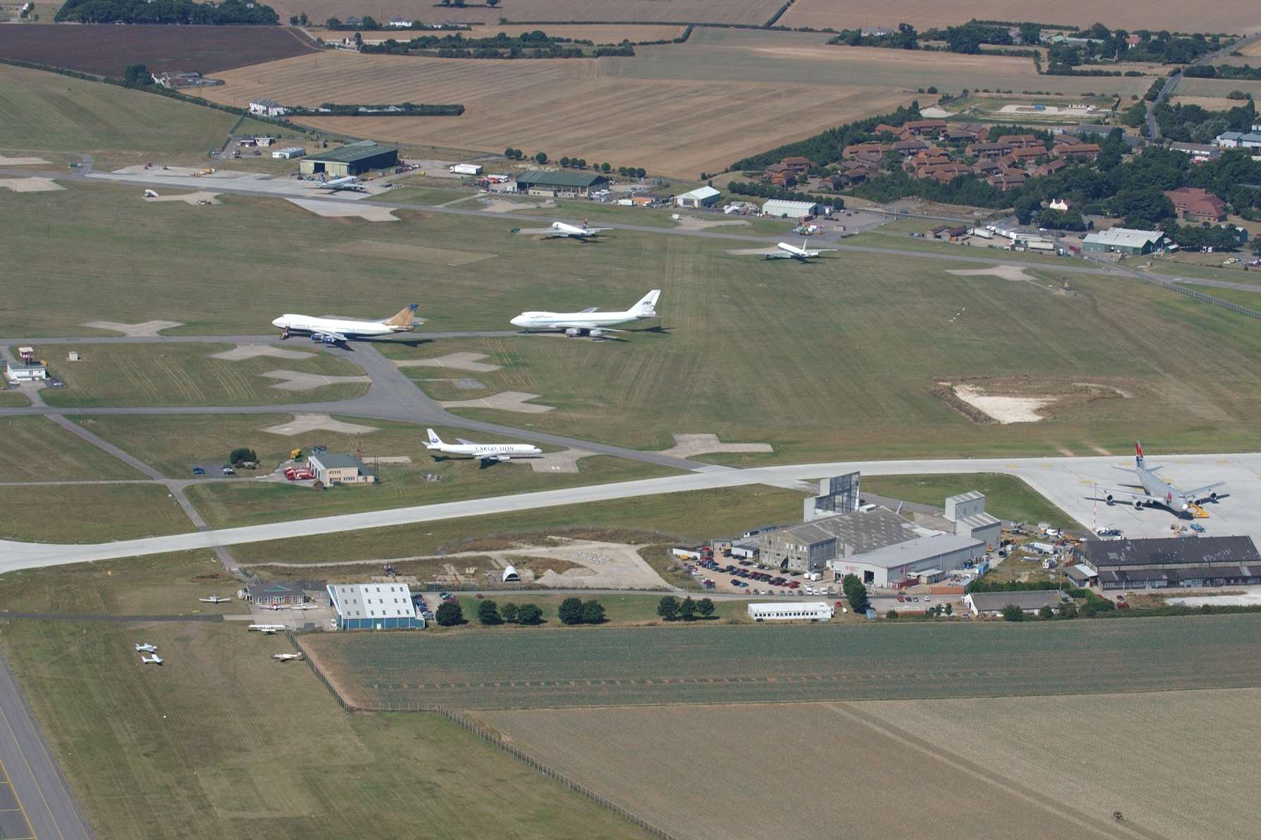 Manston airport when it was open. Picture: Simon Burchett