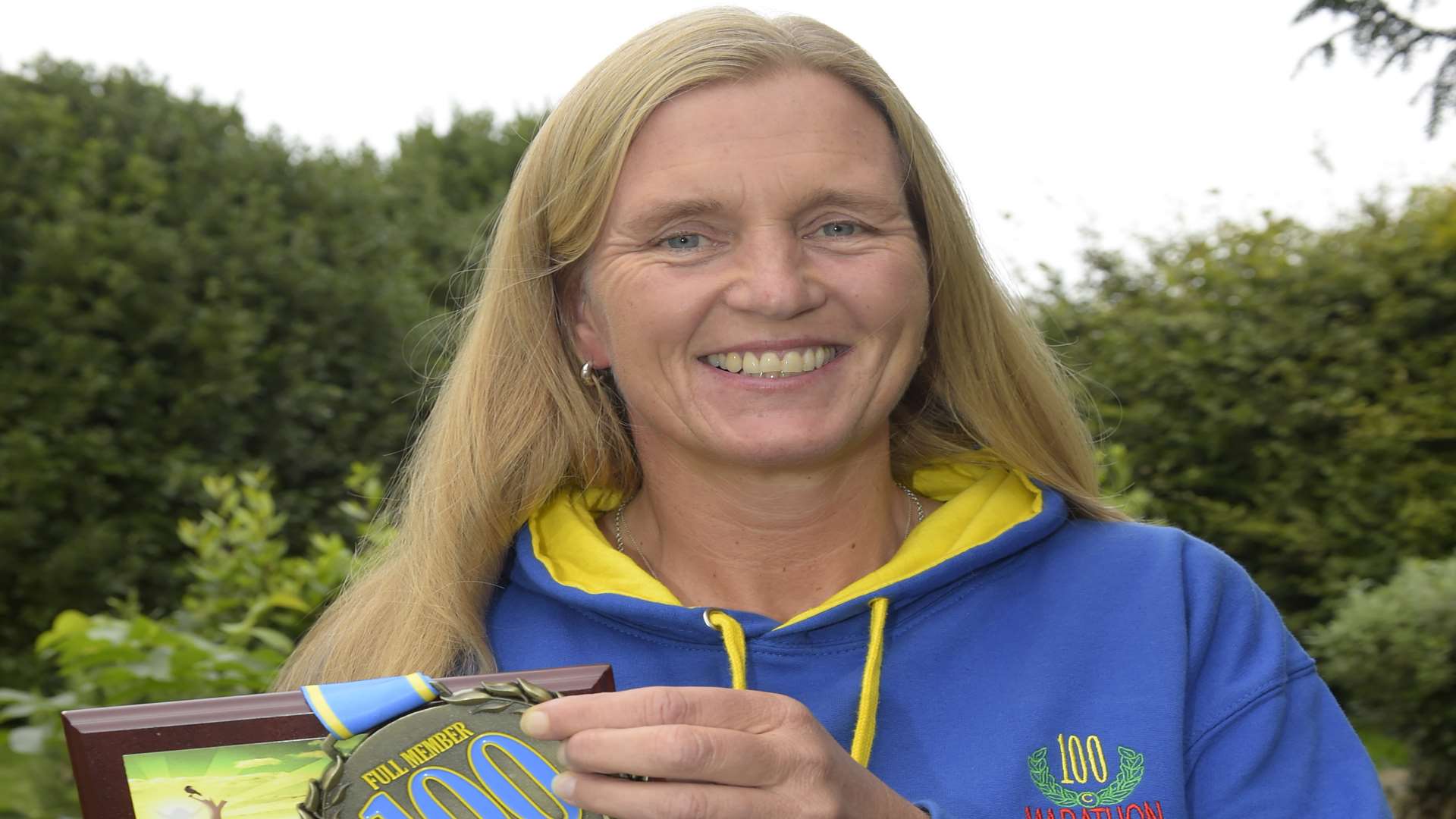Mum of ten children, Debbie Sterling, has completed 100 marathons