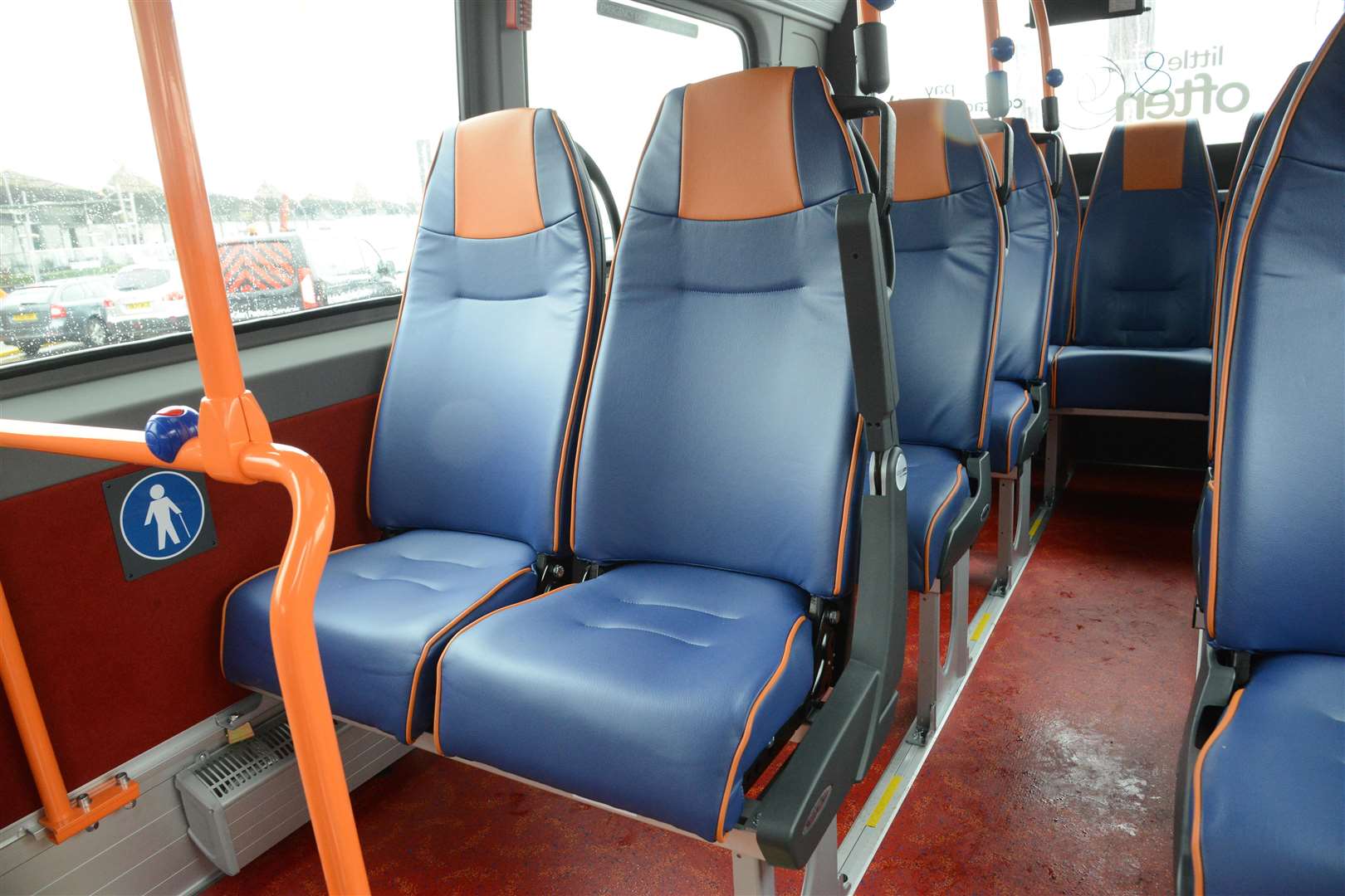 Leather seats formed part of the silver minibuses