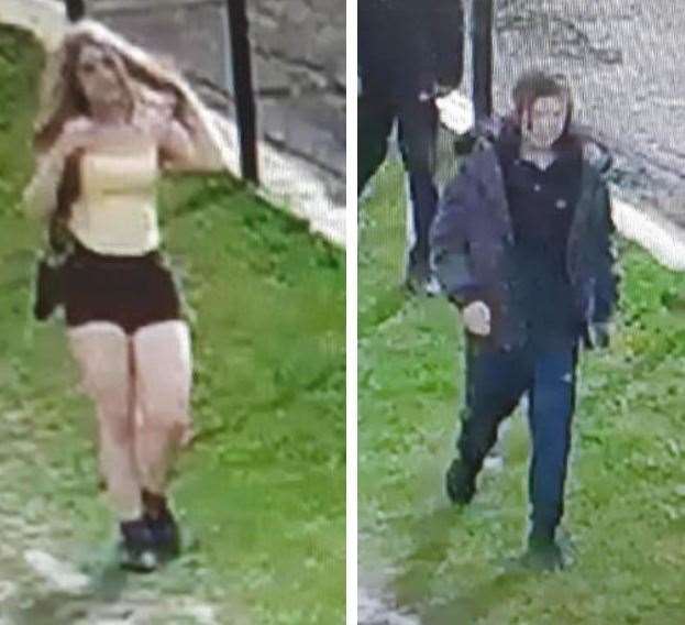 Have you seen these two, wanted in connection with a burglary in Leysdown on the Isle of Sheppey? Picture: Kent Police
