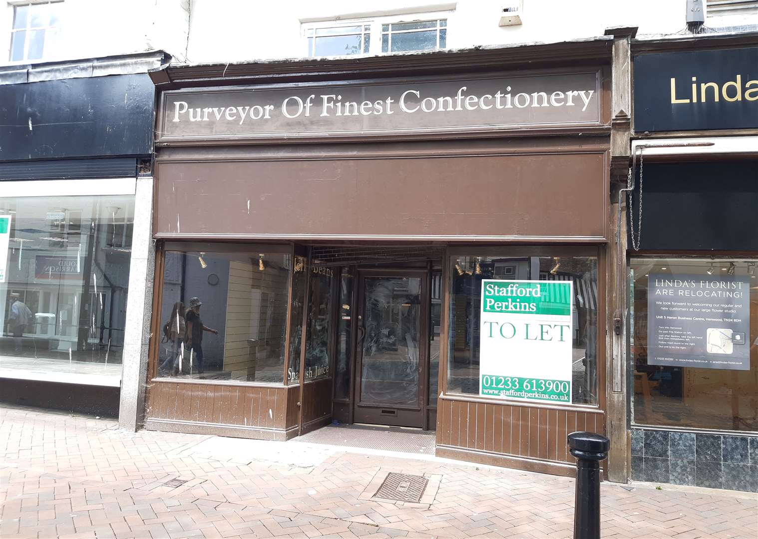 The former sweet shop in the Lower High Street has been empty for months