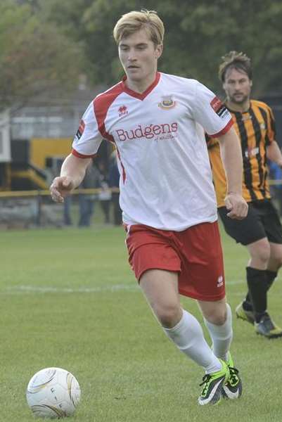James Morrish in action for Whitstable (Pic: Gary Browne)