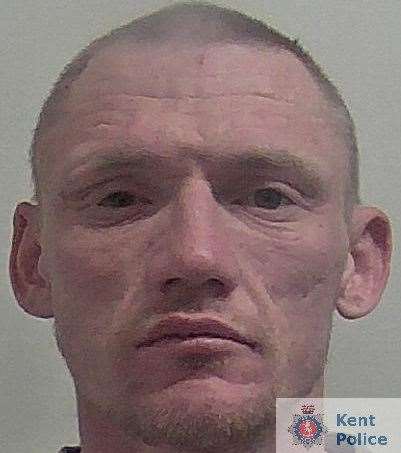 Stephen Ives, from Tunbridge Wells, has been jailed for more than two years for repeatedly physically and mentally abusing his partner. Picture supplied by Kent Police