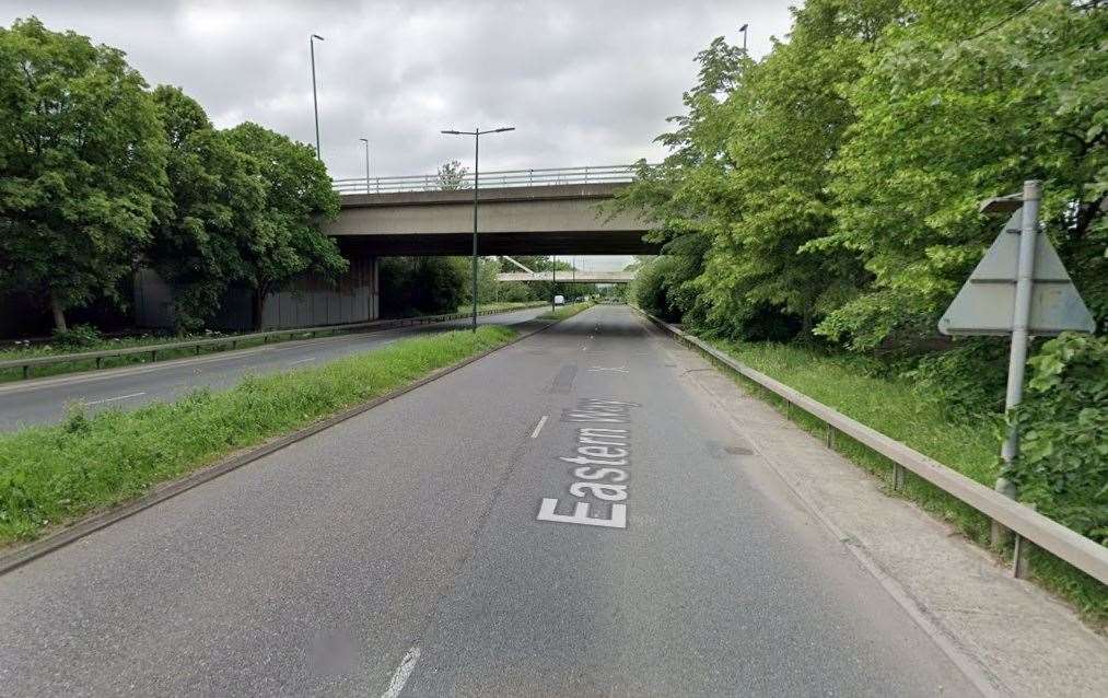 Police seek witnesses after a man died in Eastern Way, Bexley. Picture: Google