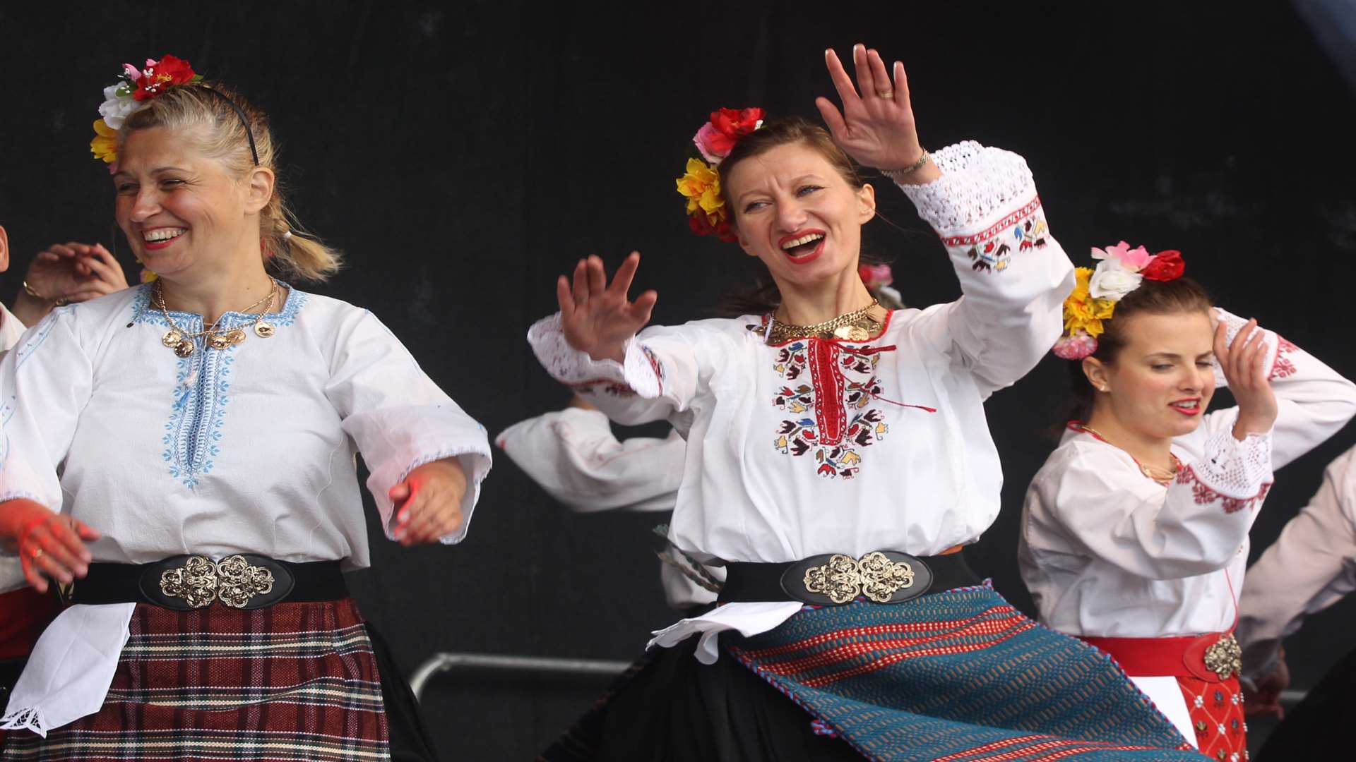 Bulgarian dance group perform at Maidstone Mela