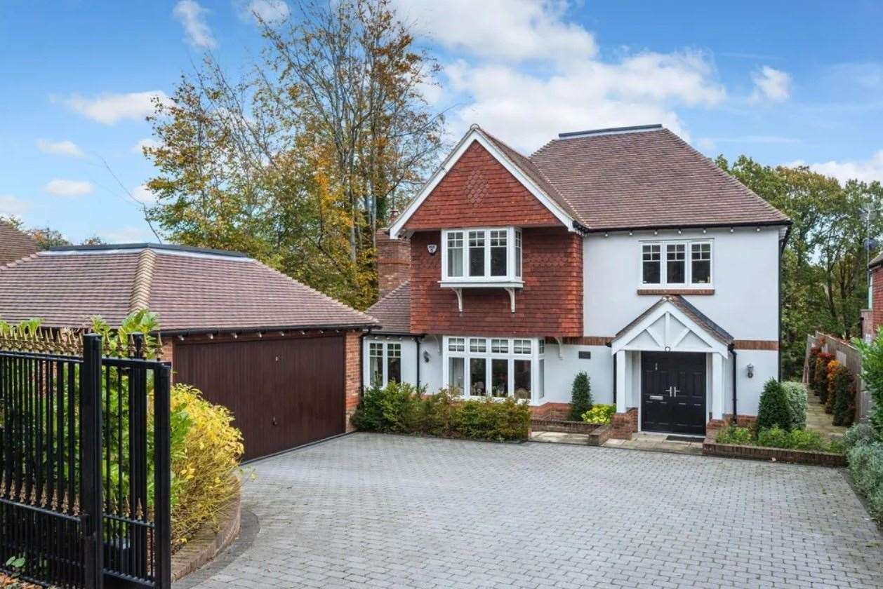 Five-bed detached house in Wildernesse Mount, Sevenoaks: £2.4m (£619 per sq ft). Picture: Zoopla