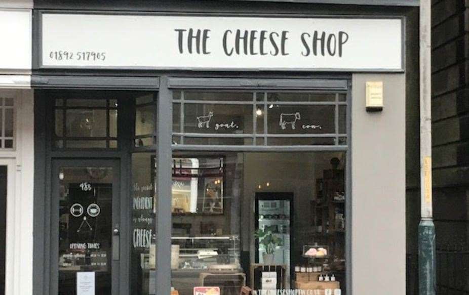 The cheeses will be provided by the Cheese Shop in Tunbridge Wells. Picture: Google Maps