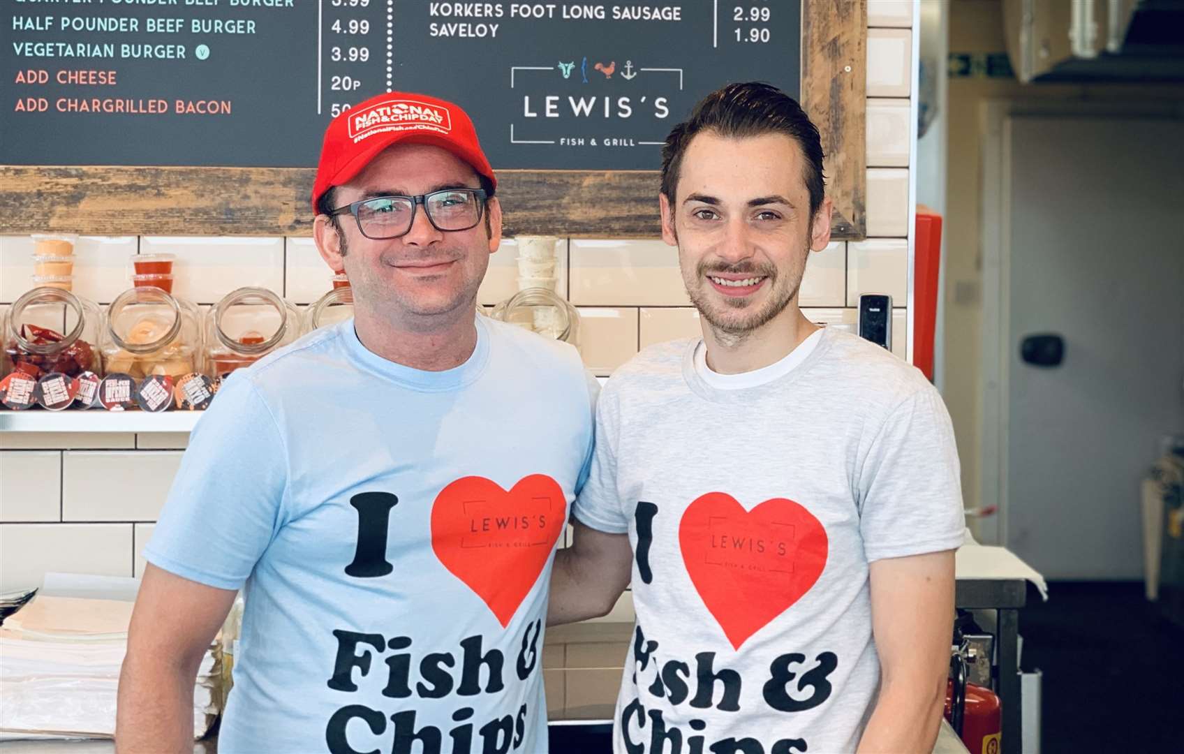 Gavin, 39 and Craig, 26 run Lewis's Fish & Grill
