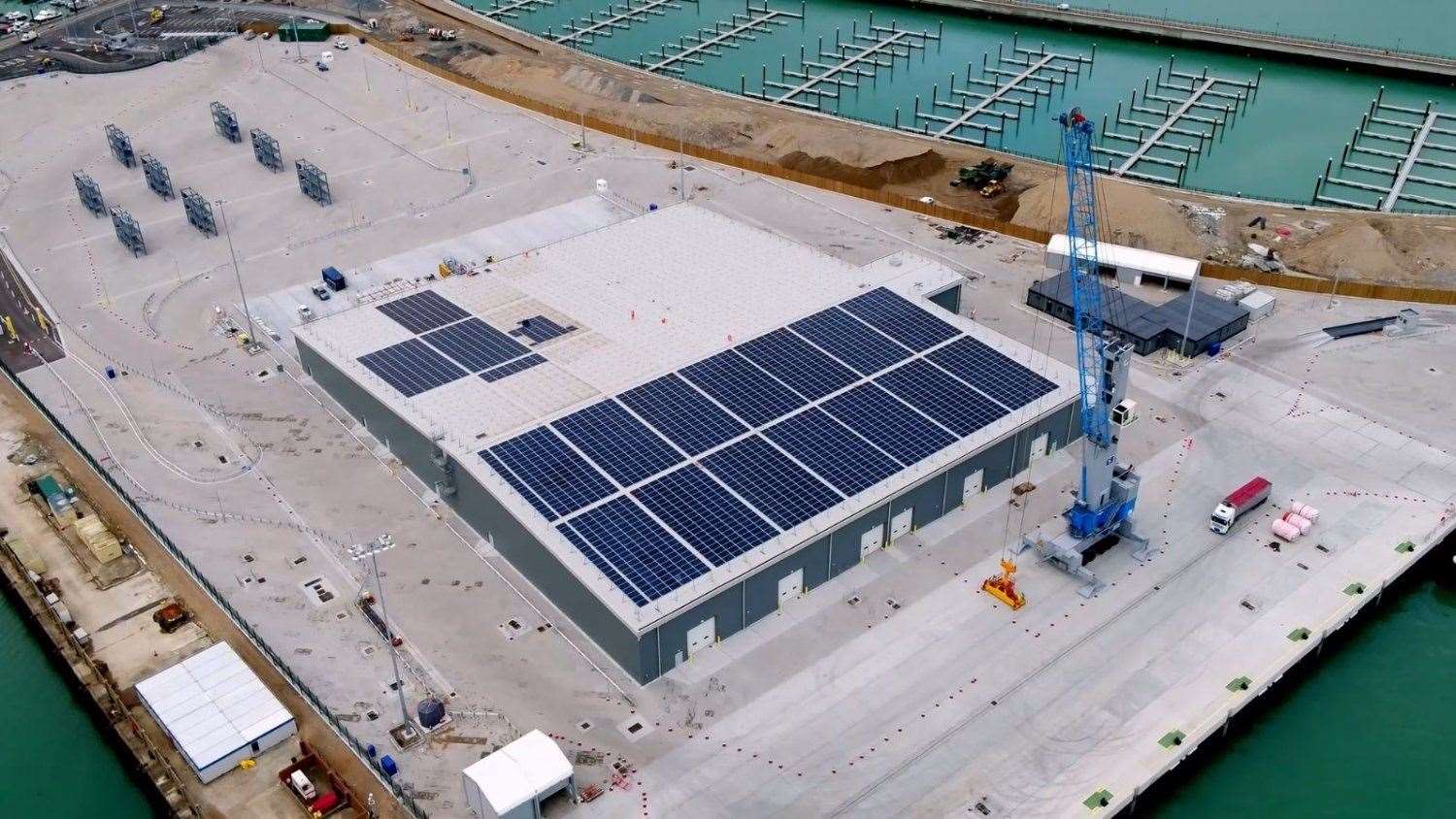 The Western Docks' new cargo terminal