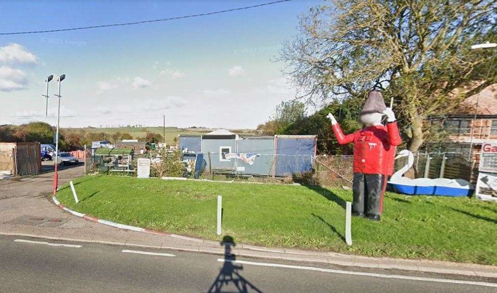 The new Kent Discount Depot will be opening by the old Hartley Halt Garden Centre in Leysdown. Picture: Google Maps