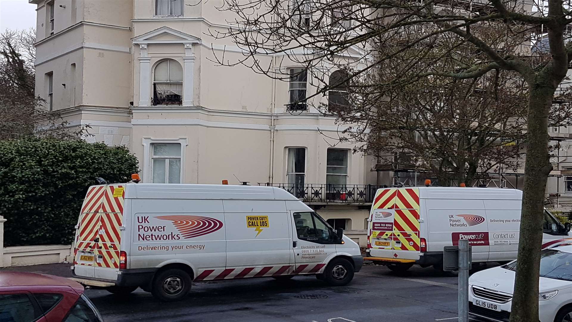 UK Power Networks are at the property.